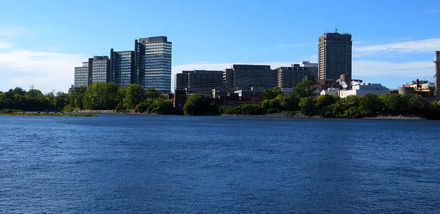 Gatineau, Quebec, beside the Ottawa River