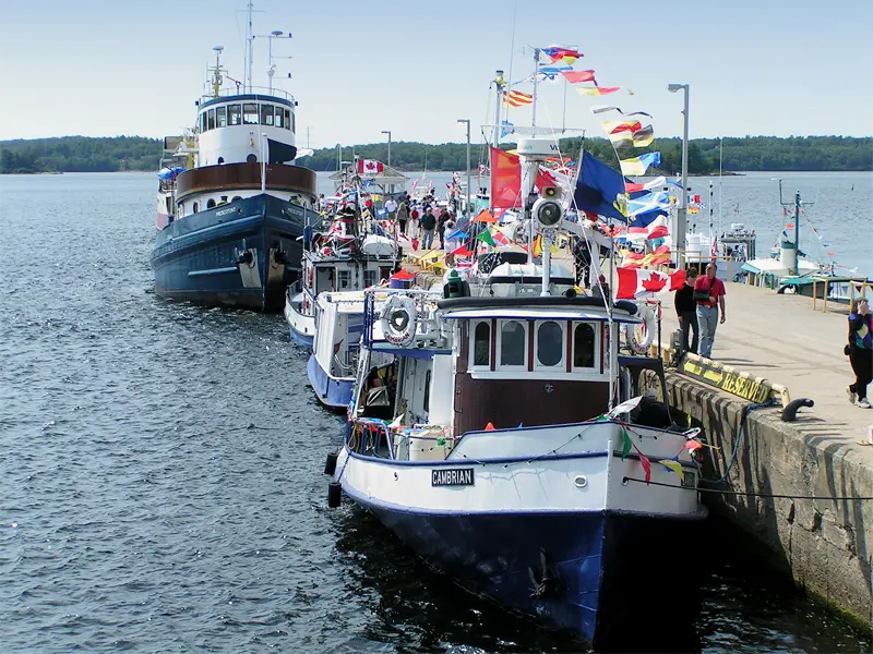 Parry Sound waterfront, Ontario