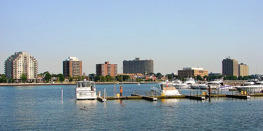Sarnia skyline and waterfront, Ontario