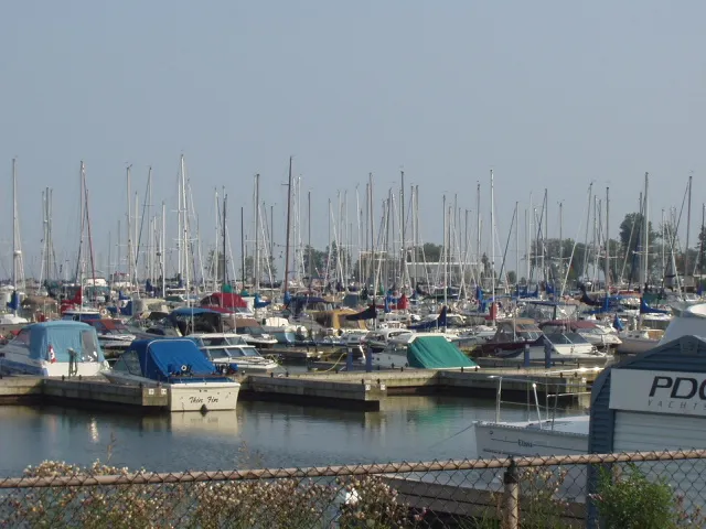 Boats at Whitby Harbour, Ontario